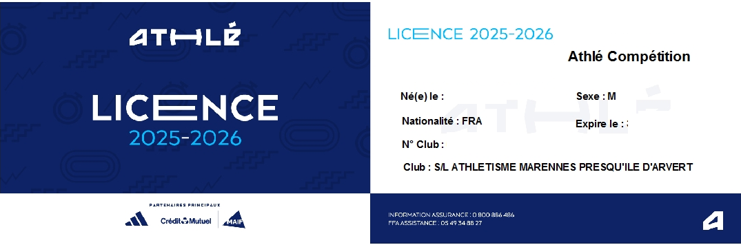 Nouveaux tarifs des licences au 15 octobre