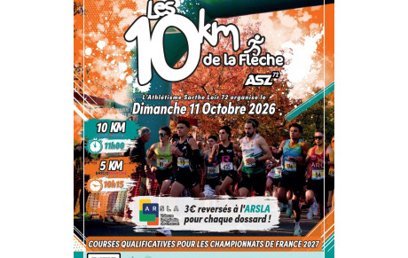 Organisation 10km La Flèche